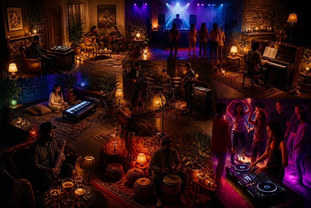 10 ambiances musicales pour réussir une soirée à la maison