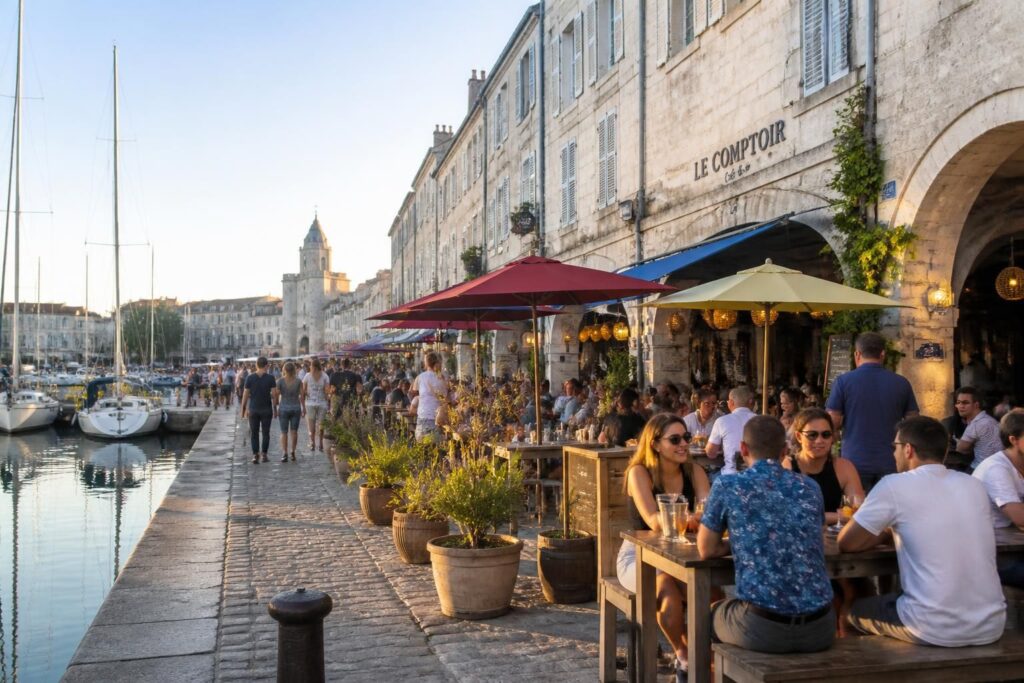Les meilleurs spots pour boire un verre en terrasse à La Rochelle