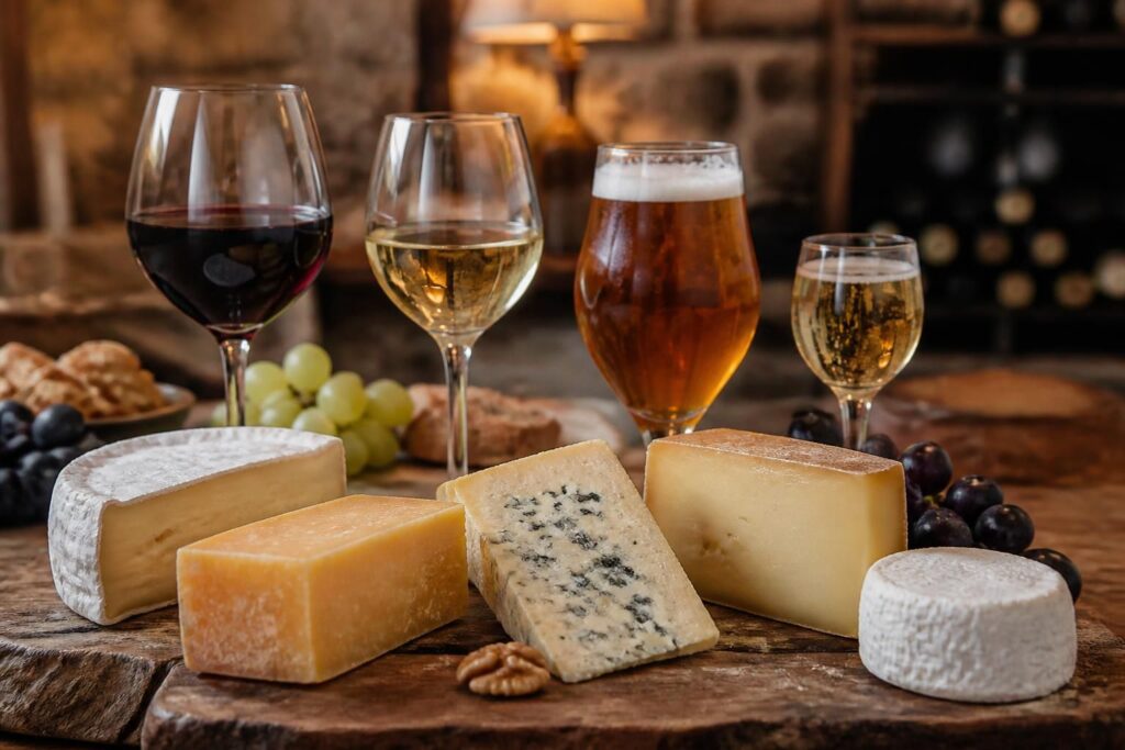 découvrez le guide complet des fromages et leurs accords parfaits avec les boissons pour sublimer vos dégustations.