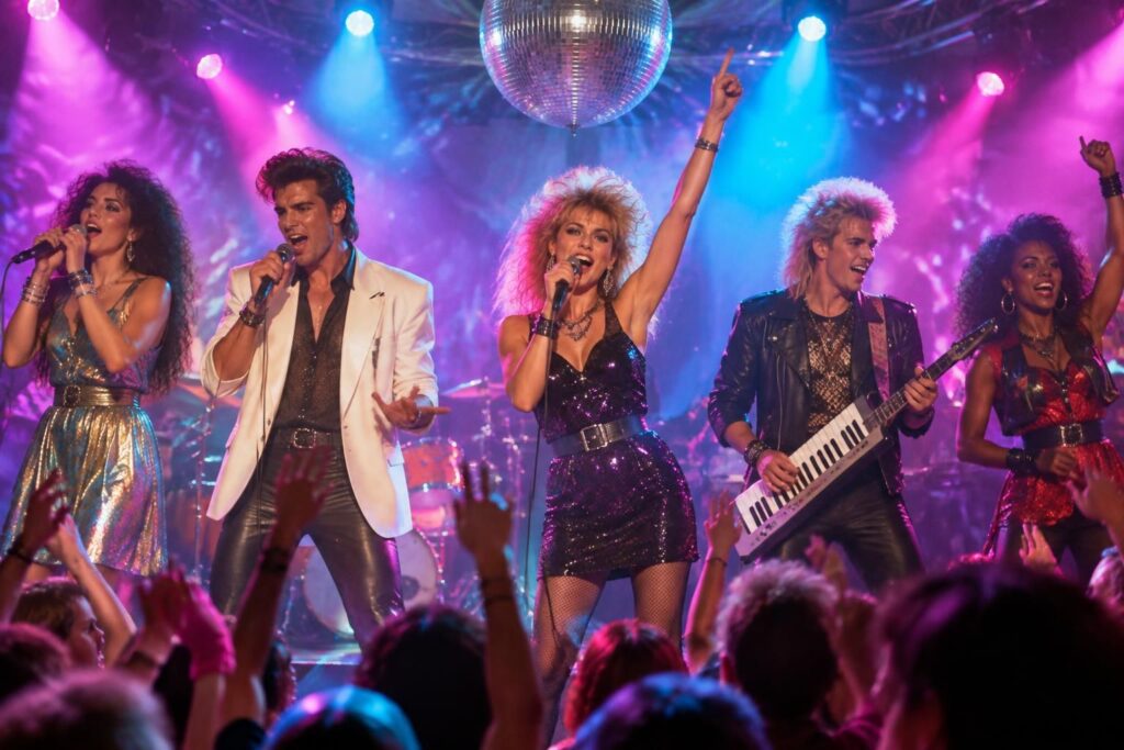 redécouvrez les chanteurs des années 80 et leurs tubes inoubliables : des voix emblématiques qui font encore danser toutes les soirées.