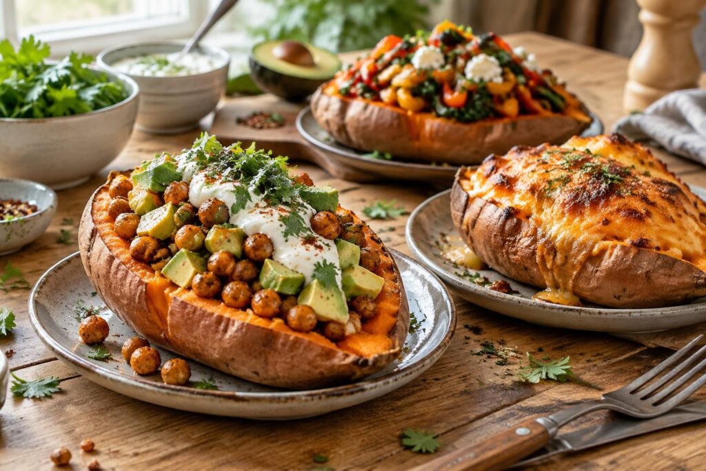 découvrez des recettes rapides de patate douce au four, farcie ou gratinée : des idées savoureuses et faciles à préparer pour tous les repas.